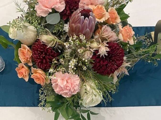 Floral arrangement at Hotel Colorado