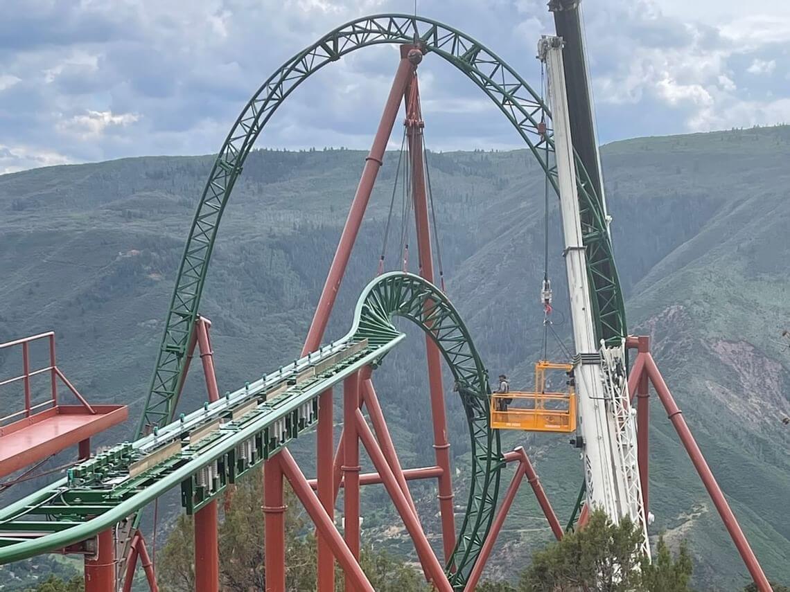 Defiance Roller Coaster at Glenwood Caverns Adevnture Park