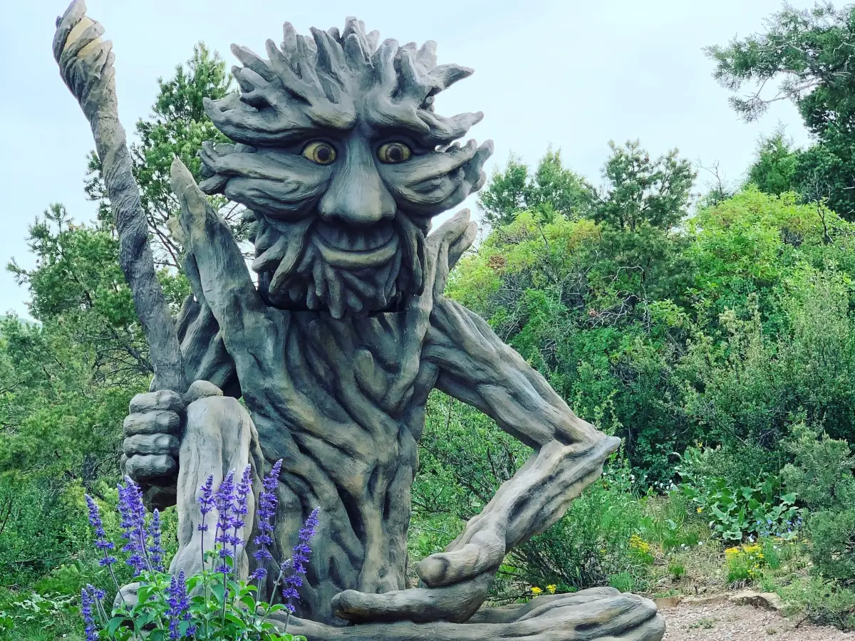 Halvor Flowstone, a 14-foot-tall troll, is the Protector of the Cave at Glenwood Caverns Adventure Park