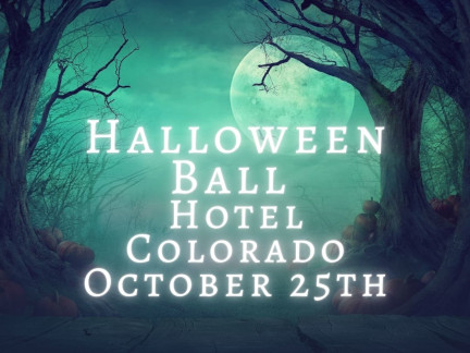 Hotel Colorado Halloween Ball invite